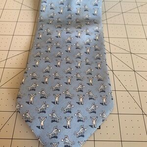 Puffing Bull Vineyard Vines Blue Tie  100% Silk